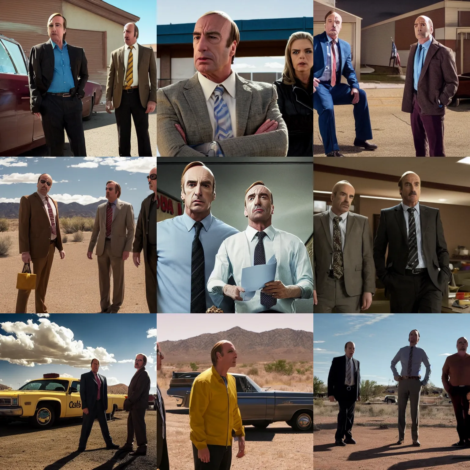 Prompt: a scene from better call saul ( tv show )