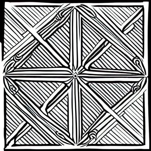 Image similar to line hatch pattern, pen and ink, diagonal hatch, black and white, cross hatch