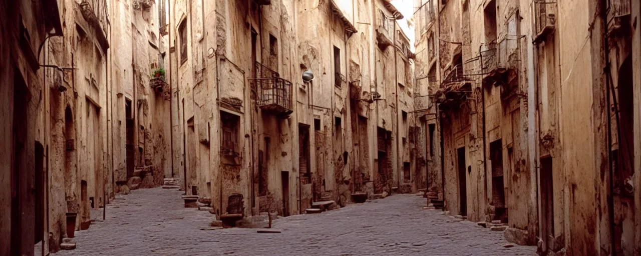 Prompt: featuring spaghetti in ancient roman streets and, sigma 8 0 mm, cinematic lighting, photography, wes anderson, kodachrome