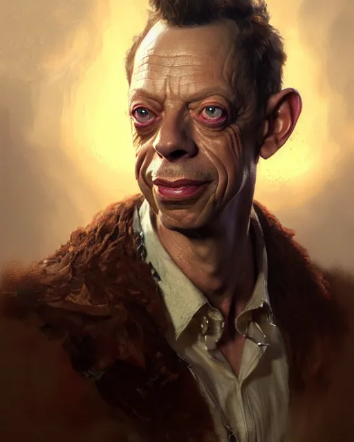 Image similar to portrait of don knotts, fantasy character portrait, ultra realistic, concept art, intricate details, highly detailed by greg rutkowski, gaston bussiere, craig mullins, simon bisley