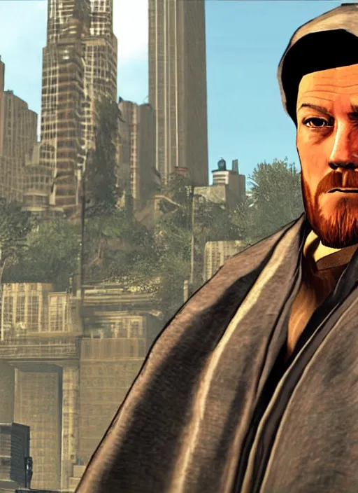 Image similar to obi wan kenobi in gta iv