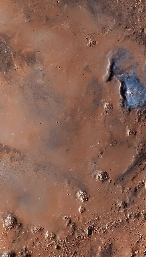 Image similar to mars from space, 1 8 mm, high res, highly detailed, photographed,