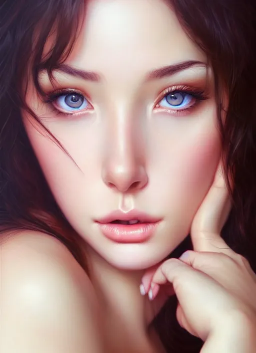 Prompt: a gorgeous female photo, professionally retouched, soft lighting, half body shot, realistic, smooth face, perfect eyes, symmetrical, wide angle, sharp focus on eyes, 8 k high definition, insanely detailed, intricate, elegant, art by artgerm, cherry blossoms