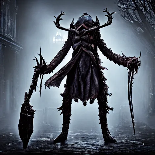 Prompt: Beetle Monster (bloodborne style)