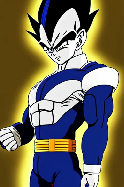 ArtStation - Vegeta super saiyan blue