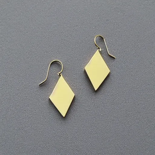 Prompt: “minimalistic earring design”