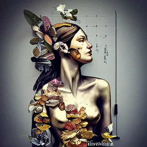 Image similar to A beautiful sculpture. There are so many kinds of time. The time by which we measure our lives. Gold and silver, Months and years. Or the big time, the time that raises mountains and makes stars. by Sandra Chevrier and bastien lecouffe deharme, intuitive