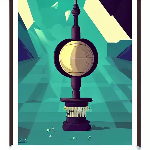 Image similar to A ordem paranormal, by cellbit, Animation printed poster , Artwork by James Gilleard, cinematic composition, trending