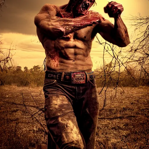 Image similar to wolverine, zombie, butcher, full body shot by yousuf karsh, golden hour, realistic, body shot, sharp focus, 8 k high definition, insanely detailed, intricate, elegant