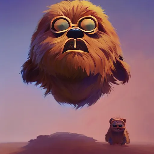 Image similar to face icon stylized minimalist ewoks, loftis, cory behance hd by jesper ejsing, by rhads, makoto shinkai and lois van baarle, ilya kuvshinov, rossdraws global illumination