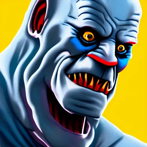 Image similar to portrait of joe biden cosplay as king shark, ultra detailed, 8 k resolution