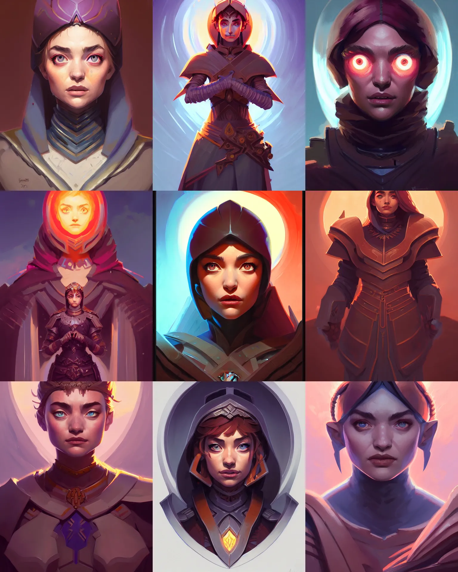 Prompt: symmetrical centered painted portrait, Imogen Poots as a Gloomhaven paladin, matte painting concept art, official fanart behance hd artstation by Jesper Ejsing, by RHADS and Makoto Shinkai and Lois van baarle and ilya kuvshinov and rossdraws