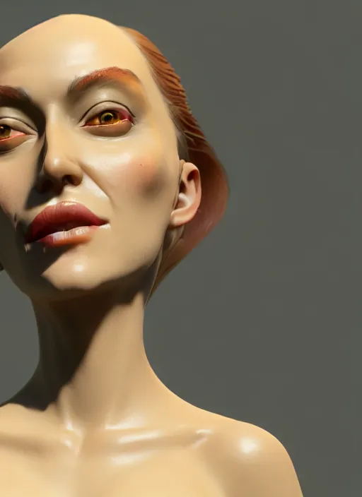 Prompt: a distorted and warped wax model of an absurdly beautiful woman, in the style of popovy sisters, unreal engine 5 highly rendered, global illumination, radiant light, detailed and intricate environment