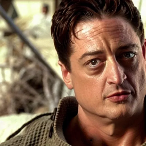 Prompt: Brendan Fraser in The Mummy reboot