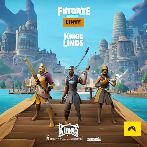 Image similar to “City of King’s landing, Fortnite theme, digital art, award winning”