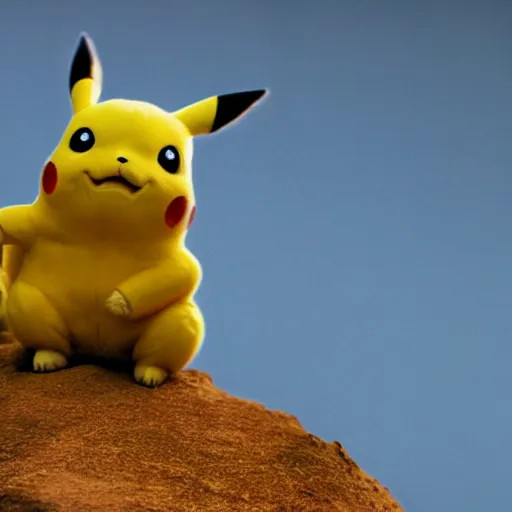 Prompt: national geographic professional photo of pikachu, award winning