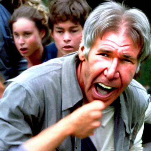 Image similar to harrison ford sneezing