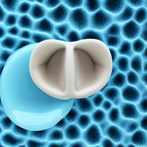 Image similar to An ear floating on the surface of a pool of liquid code