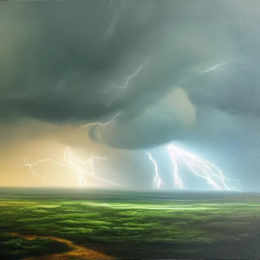 Prompt: an oil painting of a tornado png, award winning, dramatic lightning, UHD, 4k