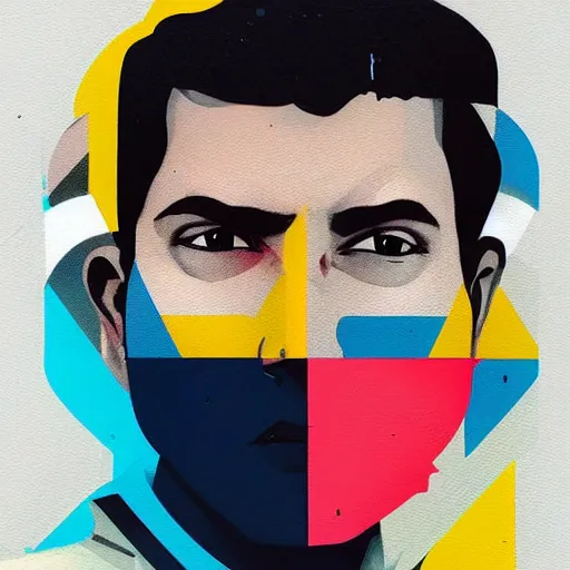 Image similar to Captain Ukraine profile picture by Sachin Teng, asymmetrical, Organic Painting , Matte Painting, geometric shapes, hard edges, graffiti, street art:2 by Sachin Teng:4