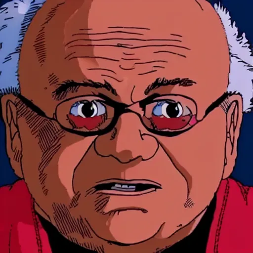 Image similar to a screenshot of Danny Devito in Akira