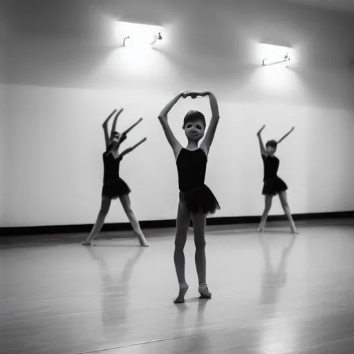 Prompt: photo of peanut dancing ballet, ballet studio, mirrors, 5 0 mm, beautiful photo