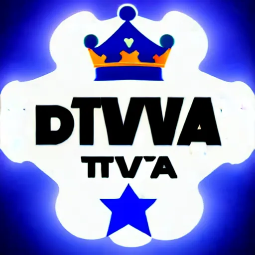 Image similar to Trivia TV show with blue crown logo