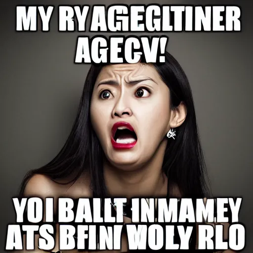 Prompt: my wife getting angry at me