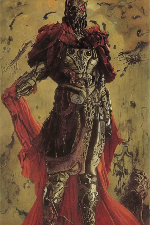 Prompt: full length portrait of marvel villain eldrad, painted by lawrence alma tadema, zdzislaw beksinski, norman rockwell, jack kirby, tom lovell, alex malveda, greg staples, hand of fear, bbc, tv