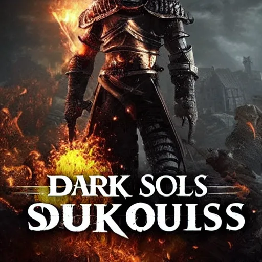 Prompt: dark souls 5, game logo