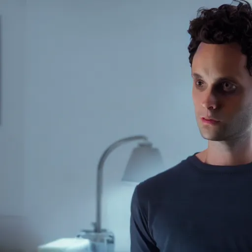 Image similar to penn badgley as the mr fantastic, hd 4k photo, cinematic lighting