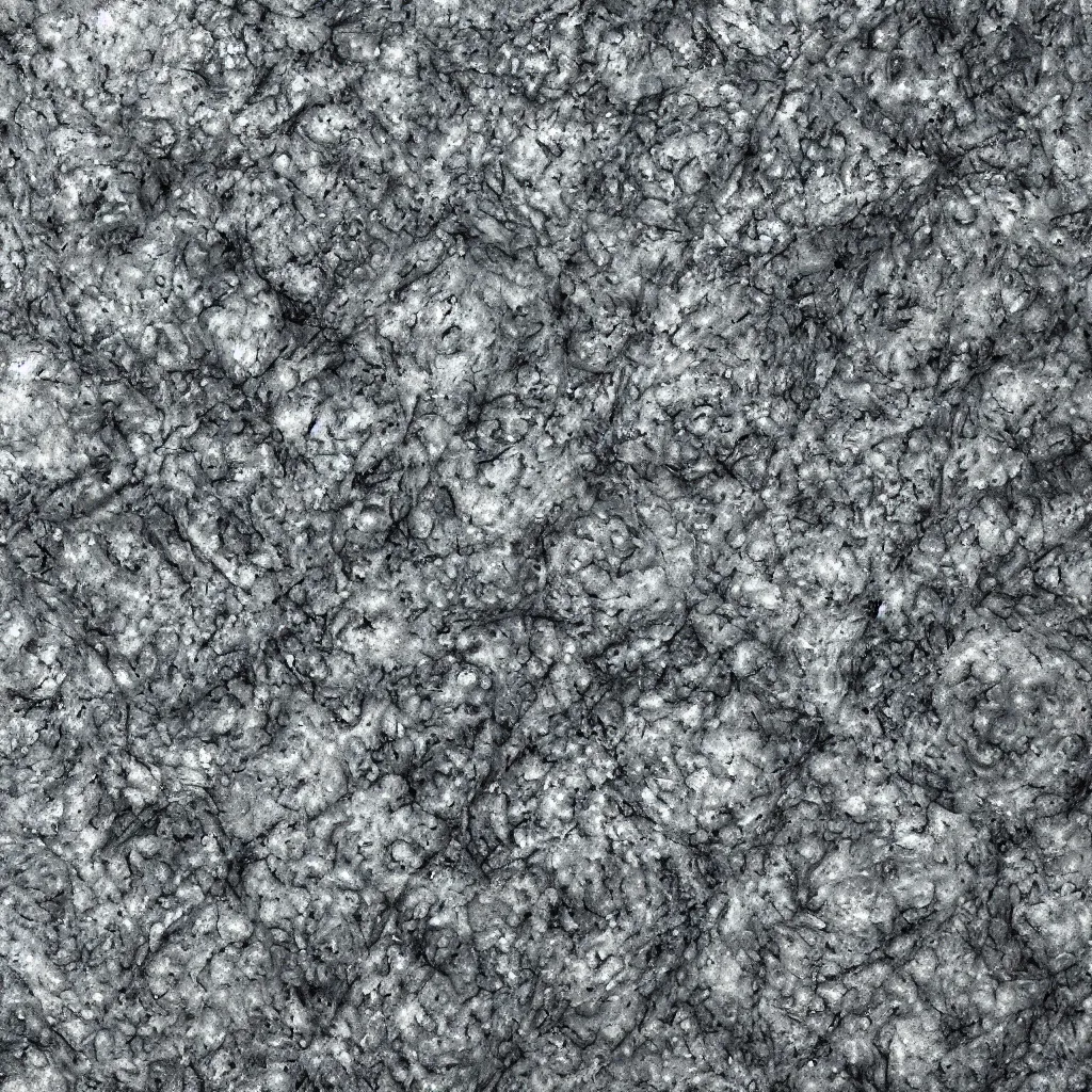 Prompt: a close up view of a granite surface, a computer rendering by jasper johns, polycount, postminimalism, polycount, vray, physically based rendering