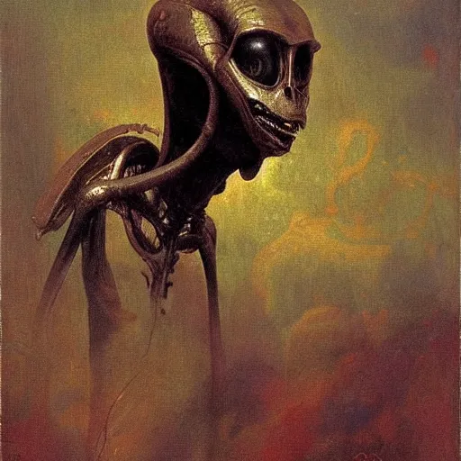 Image similar to alien by ilya repin