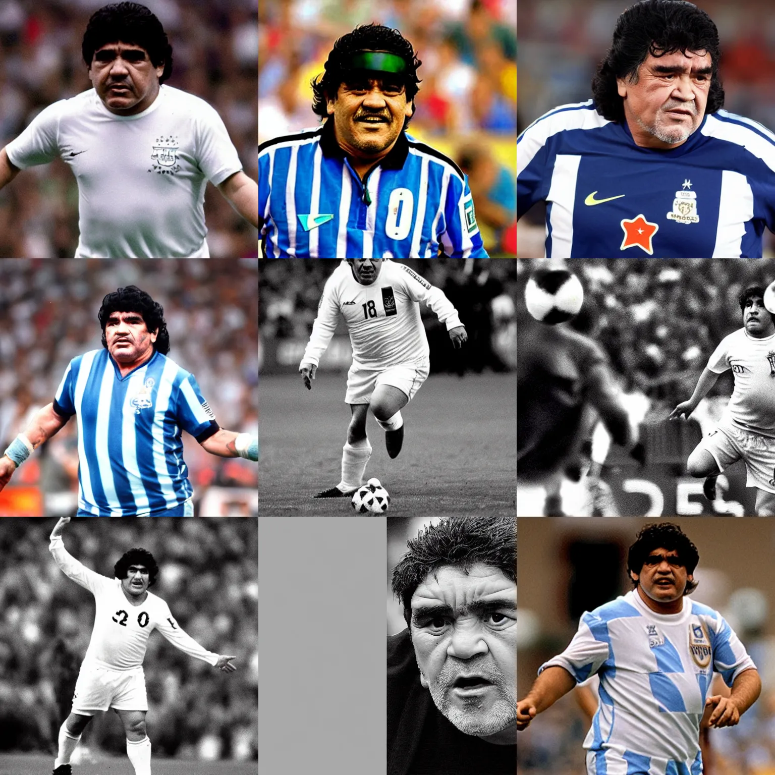 Prompt: Diego Maradona as a ghost