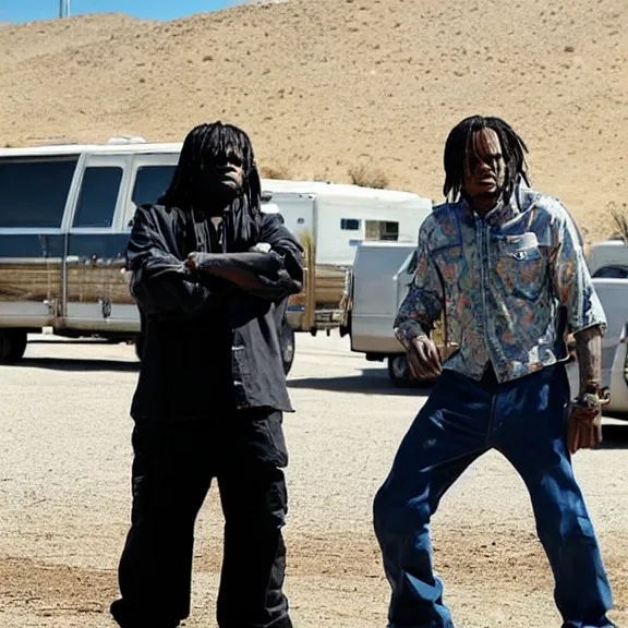 Prompt: Still of Chief Keef in Breaking Bad