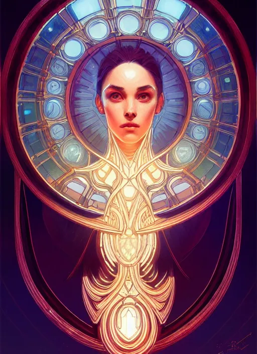 Image similar to symmetry!! water, glowing lights!! intricate elegant, highly detailed, digital painting, artstation, concept art, smooth, sharp focus, illustration, art by artgerm and greg rutkowski and alphonse mucha