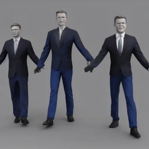 Prompt: detailed 3 d render of the krassenstein brothers,