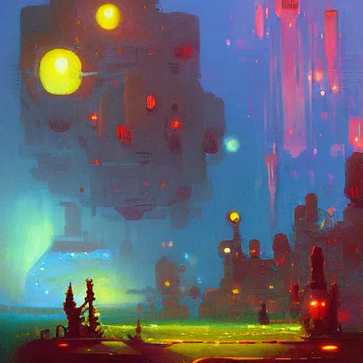 Image similar to a beautiful painting representative of the art style of paul lehr