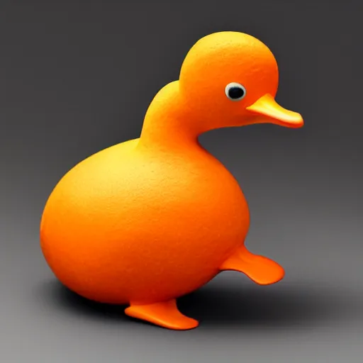 Image similar to An orange duck that is made of bread, realistic, ultra high detail, 8k.