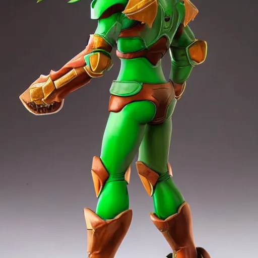 Prompt: samus aran as link