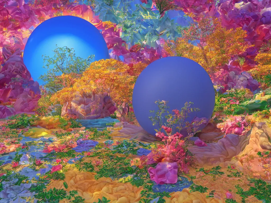 Prompt: ( ( ( ( 3 d render ) ) ) ), sunlight study, the universe is a spheroid region 7 0 5 meters in diameter, art nouveau, kauai, by maria sibylla merian and ( ( ( ( ( lisa frank ) ) ) ) ), 8 k, sharp focus, octane render