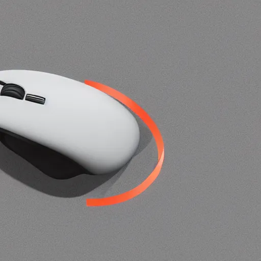 Image similar to a computer mouse made of concrete, product photo, detailed