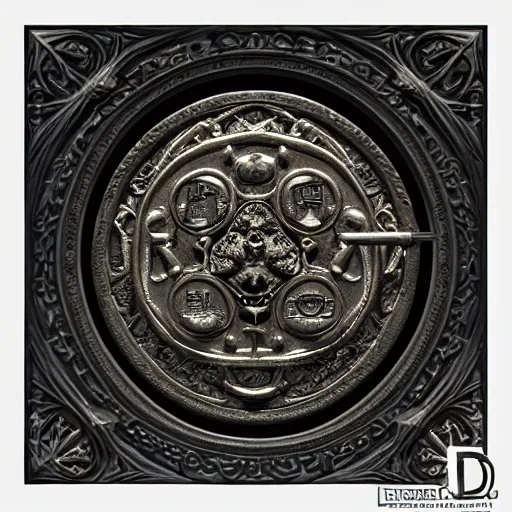 Image similar to interpretation of the legendary and mysterious alchemical Philosophers Stone, 3D printed model, resin, perlite and stone carvings and engravings, highly detailed and intricate, magical symbols, ornate, hyper-realistic, design studio, Zbrush central, 8k resolution, atmospheric lighting, opaque, by 3d artist Frank Guillen and artis Tyler Edlin