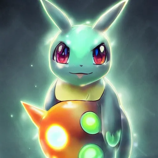 Prompt: cute portrait of shiny pokemon karrablast digital art, cinematic shot, dramatic lighting, ultra detailed