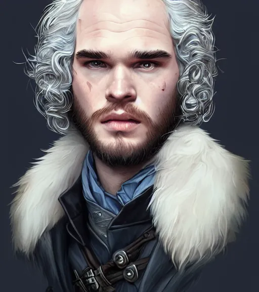 Prompt: John Snow, highly detailed, centered, digital painting, artstation, concept art, smooth, sharp focus, illustration, art by artgerm and donato giancola and Joseph Christian Leyendecker, Ross Tran, WLOP