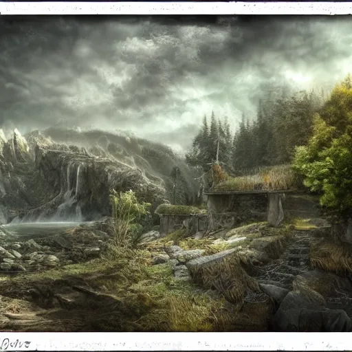 Image similar to landscape, hdr, hyper detailed