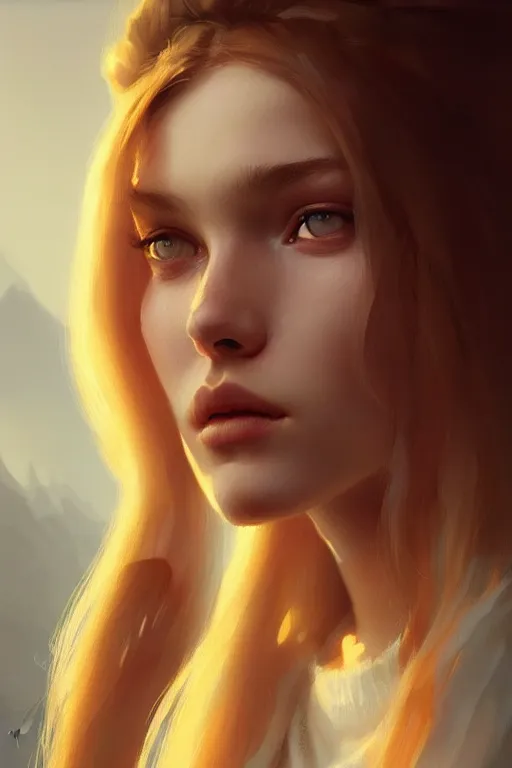 Image similar to a beautiful portrait of aspen mansfield, dramatic lighting, highly detailed, digital painting, artstation, concept art, smooth, sharp focus, illustration, art by wlop, mars ravelo and greg rutkowski