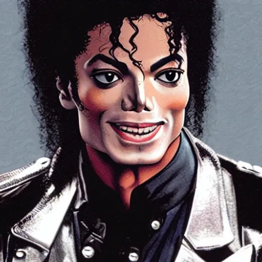 Prompt: michael jackson in the metaverse