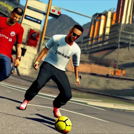 Image similar to neymar in gta v