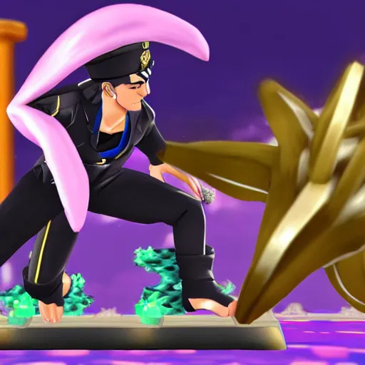 Image similar to jotaro kujo in squid game